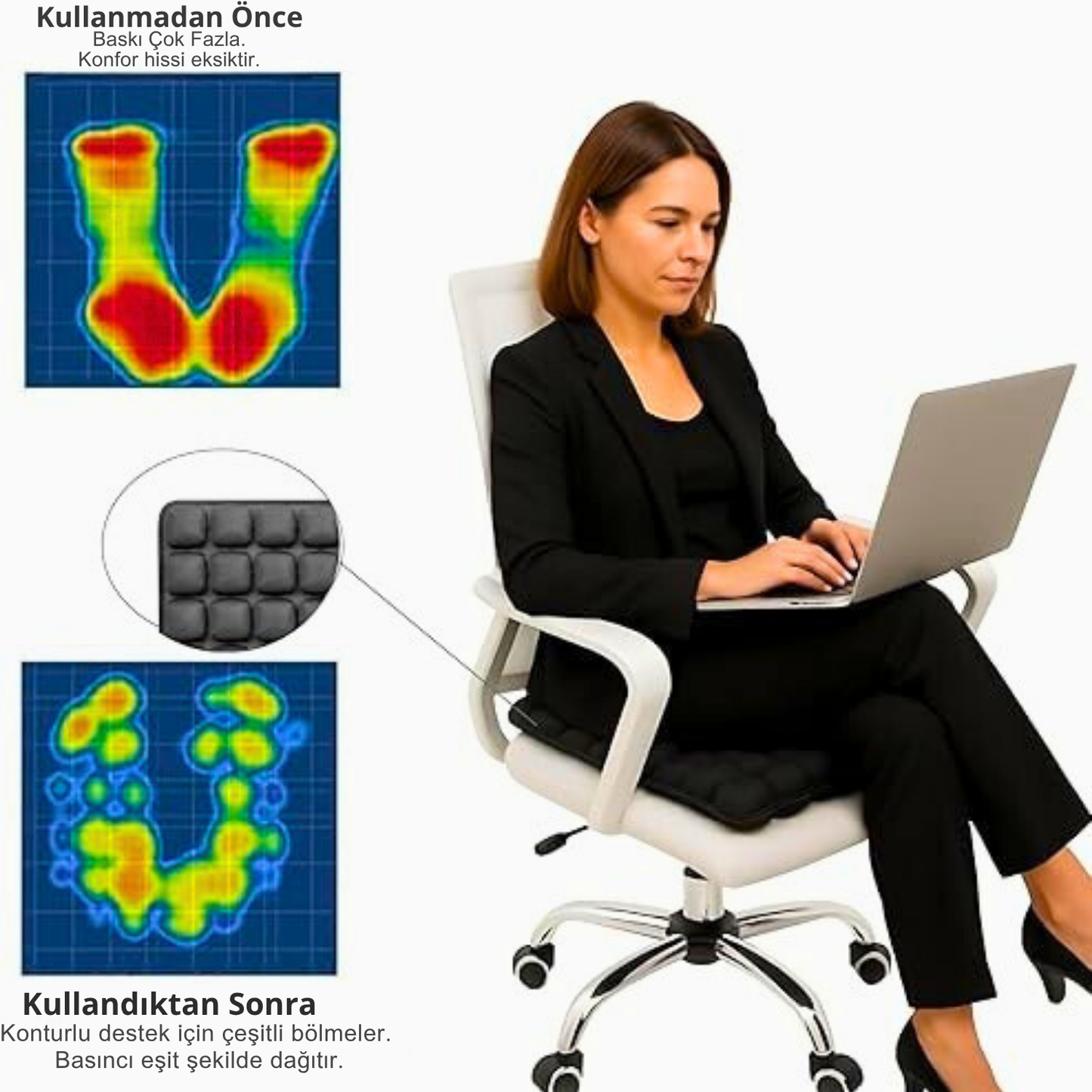 AirKonfor™ Ultra Hafif & Şişirilebilir Minder